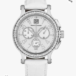 Stunning FRANCK DUBARRY watch with topaz baguettes!